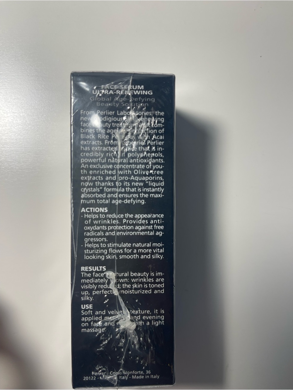 Perlier Black Rice Platinum Face Serum - Black - Picture 3 of 3